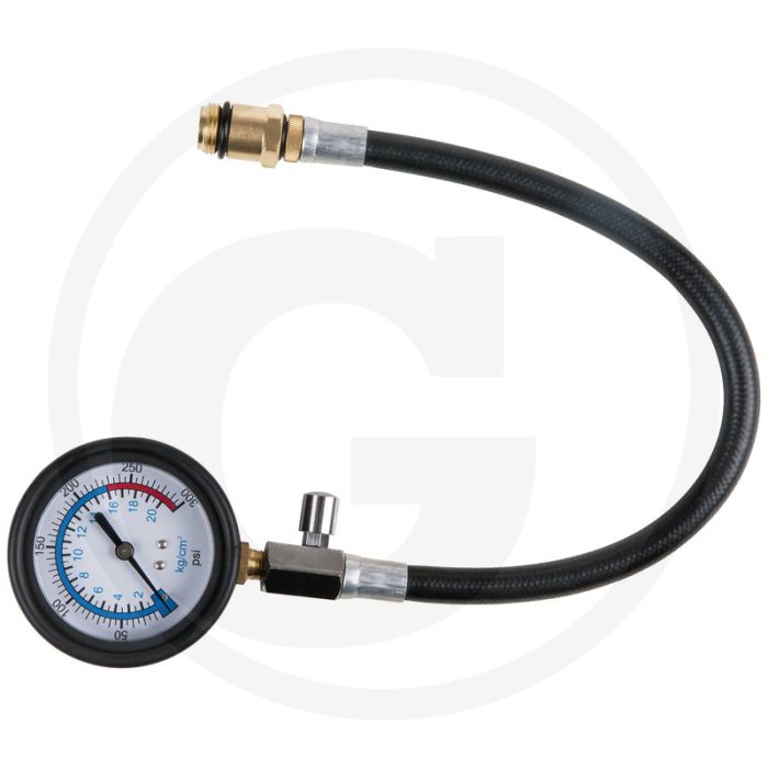 KS Tools Kompressionsmanometer 0-20 bar 350mm Lengte