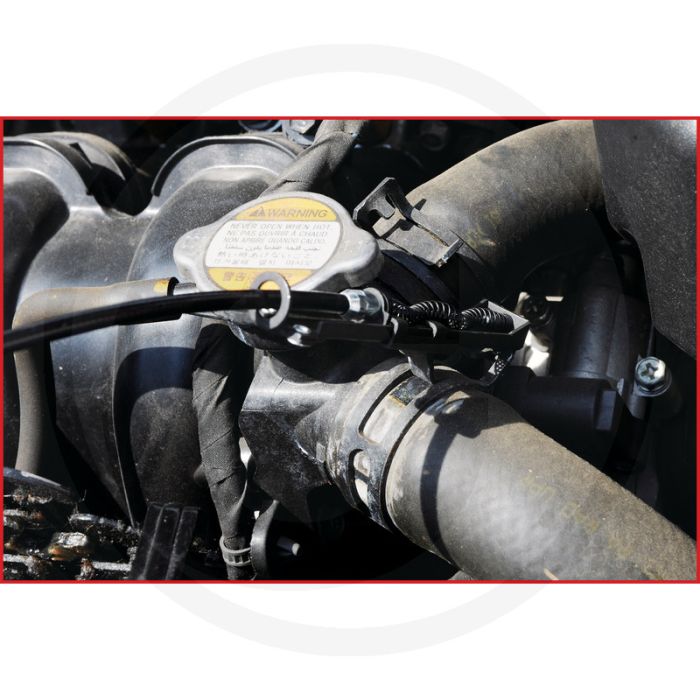 KS Tools Schlauchschellenzange m.Bowdenzug,650mm - mit tauchisoliertem Griff, Rastfunktion