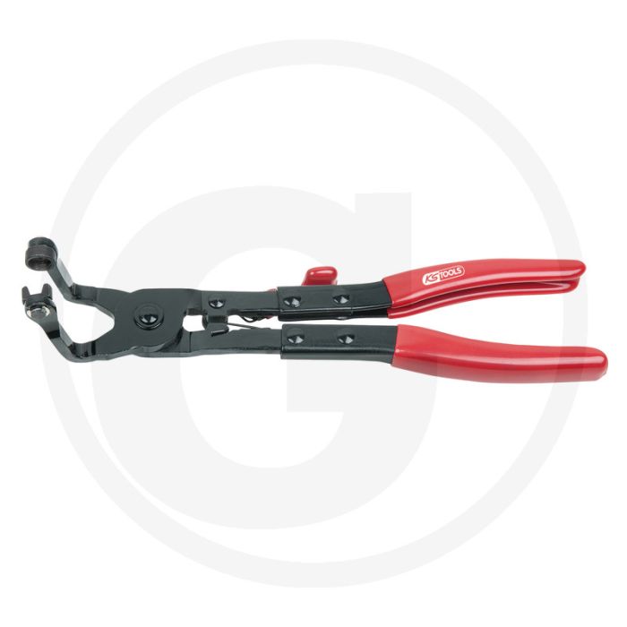 KS Tools Schlauchschellenzange, abgewinkelt - 110°, drehbare Backen, Feststellvorrichtung KS Tools Schlauchschellenzange, abgewinkelt - 110°, drehbare Backen, Feststellvorrichtung