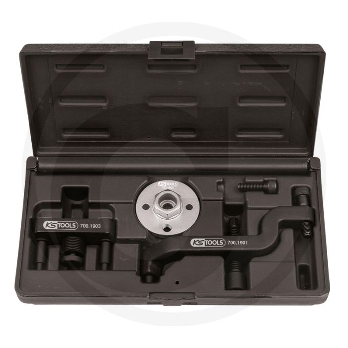 KS Tools VW Wasserpumpen-Demontage-Werkzeugsatz, 3-tlg. - Für Volkswagen Dieselmotoren >2003 (258x138x50mm) KS Tools VW Wasserpumpen-Demontage-Werkzeugsatz, 3-tlg. - Für Volkswagen Dieselmotoren >2003 (258x138x50mm)