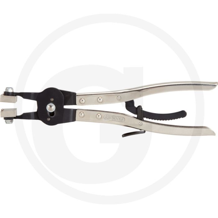 KS Tools Slangklemtang type MU2, 295 mm - Voor moeilijk bereikbare veerklemmen