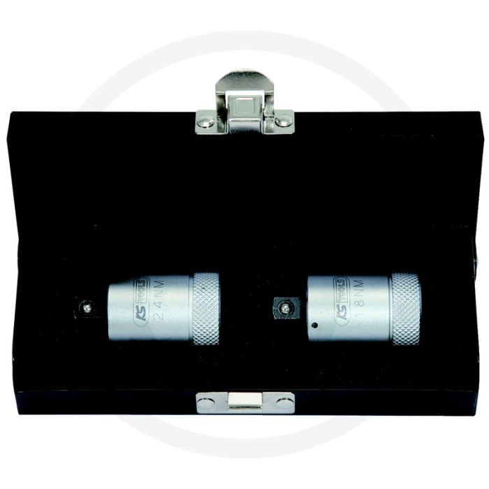 KS Tools 3/8"Draaimomentbegrenzer-adapterset,2dlg. 18/24 Nm. KS Tools 3/8"Draaimomentbegrenzer-adapterset,2dlg. 18/24 Nm.