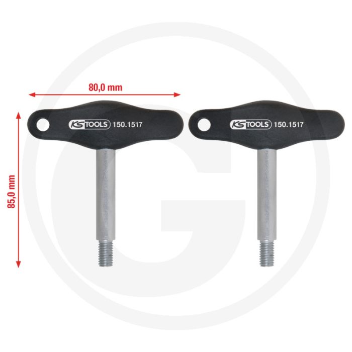 KS Tools Zündmodul-Abzieher-Satz, 2-tlg. voor Chevrolet/Vauxhall/Opel/Fiat/Alfa-Romeo.