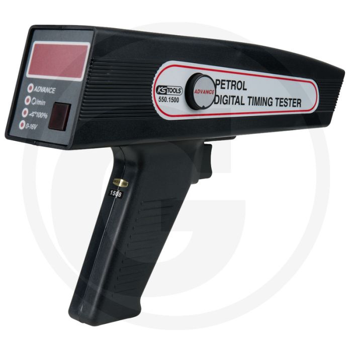 KS Tools Digitale Zündzeitpunktpistole (Stroboskop) mit LED-Anzeige - 12V, 2-8 Zylinder, Xenon-Licht, Drehzahlmesser KS Tools Digitale Zündzeitpunktpistole (Stroboskop) mit LED-Anzeige - 12V, 2-8 Zylinder, Xenon-Licht, Drehzahlmesser
