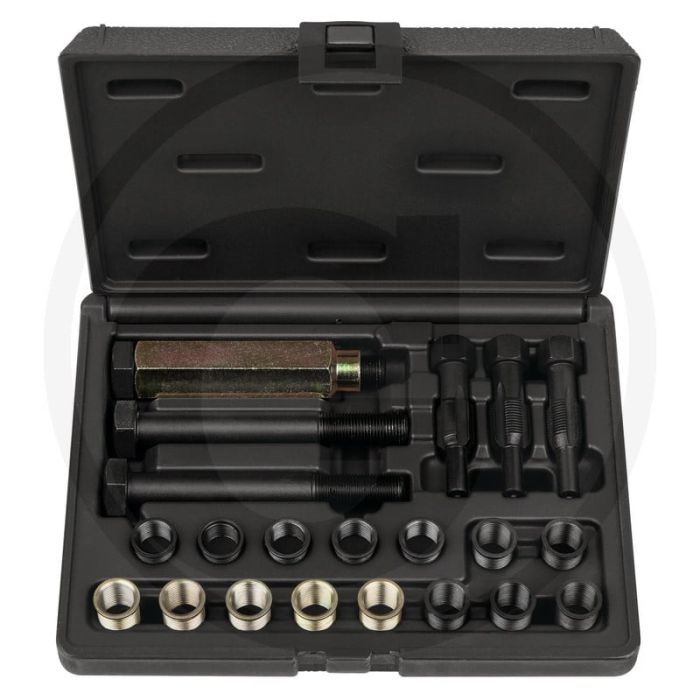 KS Tools THREADfix Reparatie-Set M14 x 1,25 Voor gloeibougie, 20-Delig - Incl. Gewindebohrer en Montagewerkzeug