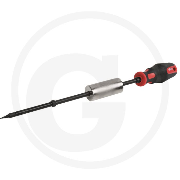 KS Tools Schlagauszieher mit Gewindespitze 1,5-4,7mm. Schnelle Demontage, 2-Komponentengriff. (L:404,18mm) KS Tools Schlagauszieher mit Gewindespitze 1,5-4,7mm. Schnelle Demontage, 2-Komponentengriff. (L:404,18mm)