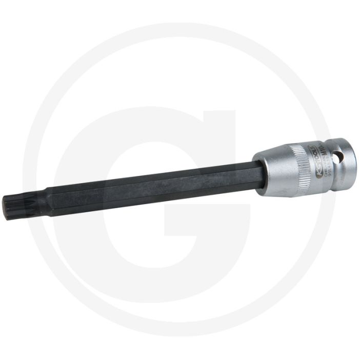 KS Tools 1/2" Bit-Stecknuss f. Vielzahn-Schrauben M12 - Lengte: 60mm