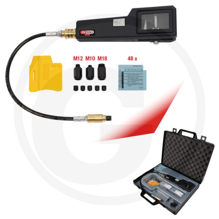 KS Tools Druckprüfgerät für Benzinmotoren 58-tlg. inkl. 48 Diagrammkarten KS Tools Druckprüfgerät für Benzinmotoren 58-tlg. inkl. 48 Diagrammkarten