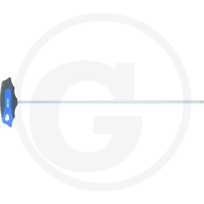 KS Tools CHROMEplus® T-Griff RIBE Profil, extra lang, 8 mm - Voor Opel, Fiat, Alfa Romeo, Suzuki, Saab.