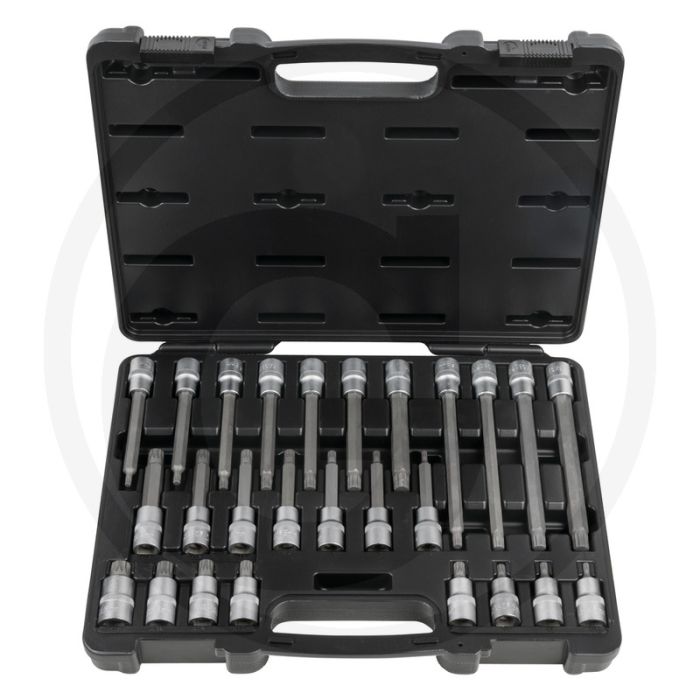 KS Tools 1/2" XZN Steckschlüssel-Satz, 26-tlg. für XZN®-Zylinderkopfschrauben