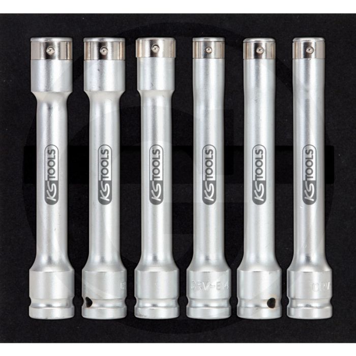 KS Tools 1/2" E-TX-Dopsleutel-Set, 6-delig, E10-E20, extra lang. KS Tools 1/2" E-TX-Dopsleutel-Set, 6-delig, E10-E20, extra lang.