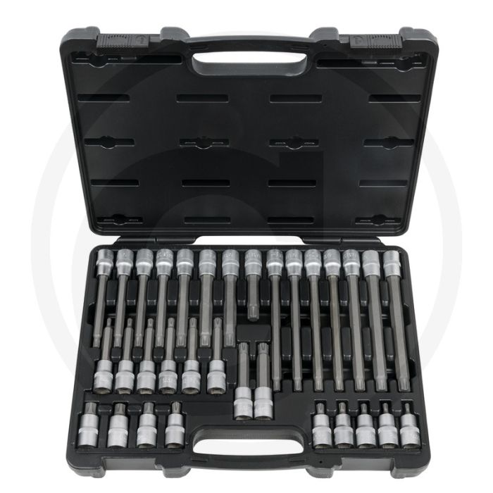 KS Tools 1/2" RIBE® Bit-Stecknuss-Satz, 32-tlg. voor RIBE®-Zylinderkopfschrauben