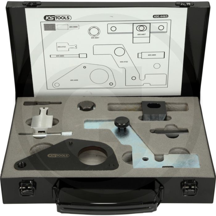 KS Tools Motoreinstell-Werkzeug-Satz für Jaguar / Land Rover 2,0 l GTDi und Si4 Diesel Motoren KS Tools Motoreinstell-Werkzeug-Satz für Jaguar / Land Rover 2,0 l GTDi und Si4 Diesel Motoren
