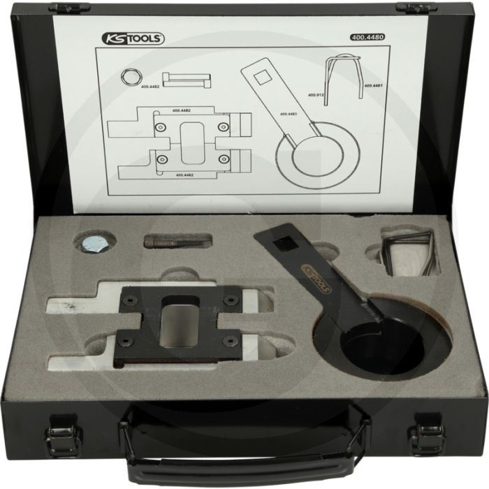 KS Tools Motoreinstell-Werkzeug-Satz für Opel, 9-tlg.