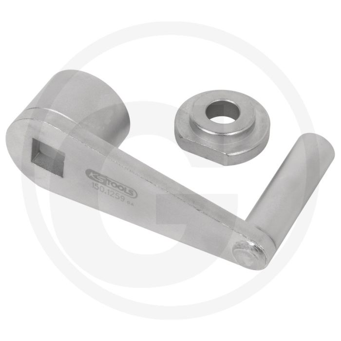 KS Tools Zahnriemen-Spannwerkzeug voor Renault Twingo, Clio, Kangoo 1995-2006. Chrome Vanadium.
