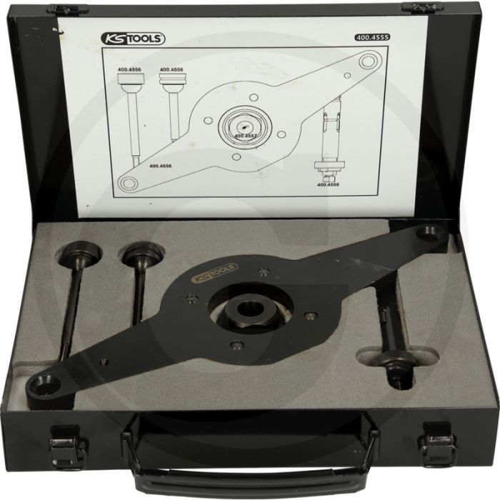 KS Tools Motoreinstell-Werkzeug-Satz für VAG, 5-tlg. - Passgenau für Audi, Seat, Škoda, VW 1,8 l & 2,0 l Benzin-Motoren KS Tools Motoreinstell-Werkzeug-Satz für VAG, 5-tlg. - Passgenau für Audi, Seat, Škoda, VW 1,8 l & 2,0 l Benzin-Motoren