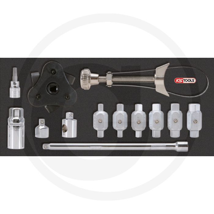 KS Tools Oliestop- en oliefilterset (13-delig) KS Tools Oliestop- en oliefilterset (13-delig)