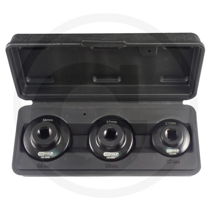 KS Tools 3/8" Oliefiltersleutelset,3-dlg (3-teilig)