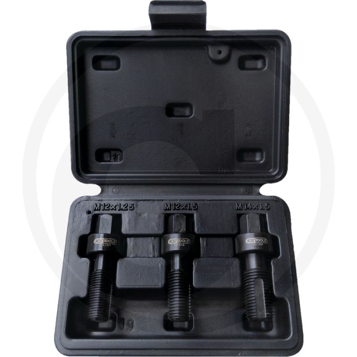 KS Tools Radmuttern-Gewindereparatur-Satz, 3-tlg. 12mm Außensechskant. KS Tools Radmuttern-Gewindereparatur-Satz, 3-tlg. 12mm Außensechskant.