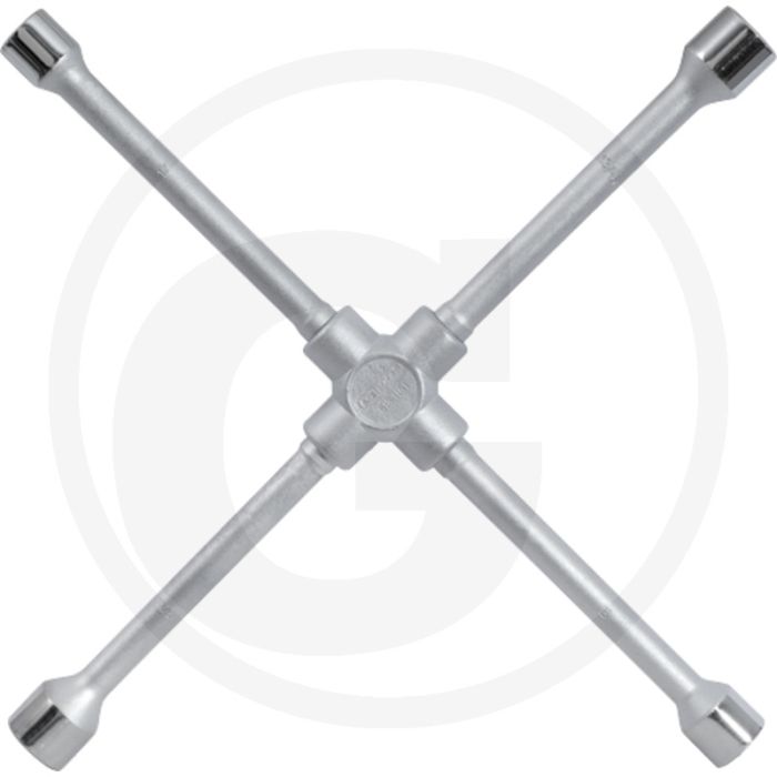 KS Tools Kruissleutel voor auto, 13/16” x 17 x 19 x 22 mm - Robuuste uitvoering, 500 Nm getest KS Tools Kruissleutel voor auto, 13/16” x 17 x 19 x 22 mm - Robuuste uitvoering, 500 Nm getest