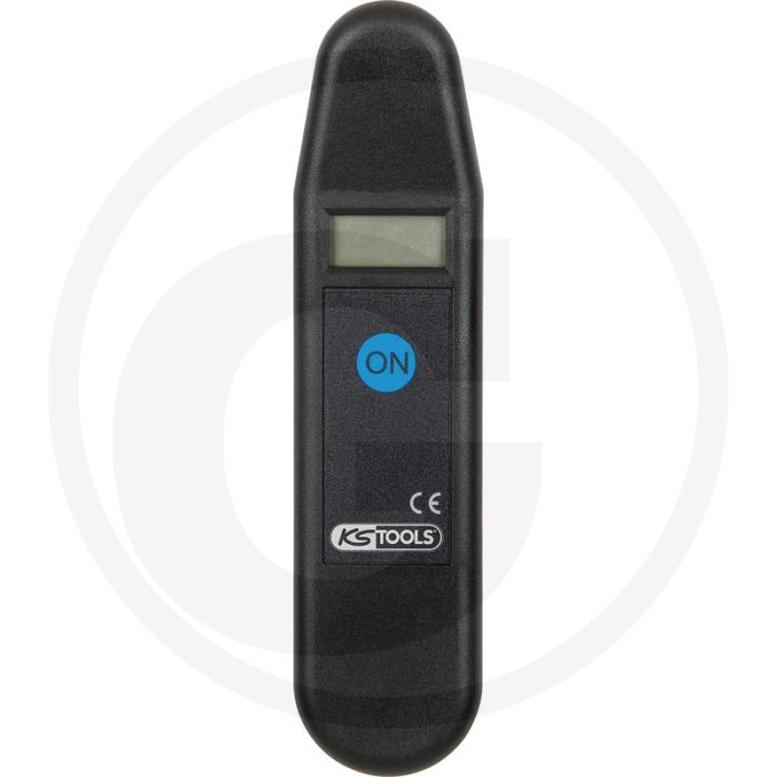 KS Tools Digital Reifendruck Tester 0,1, 100.4065 - LCD Messung, akustisches Signal, bar/kpa/PSI, inkl. Batterien