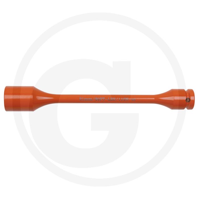KS Tools Torsions Drehmomentbegrenzer 21mmx110Nm - Voor Radschrauben & Muttern - Chrom-Molybdän - 32x32x220mm