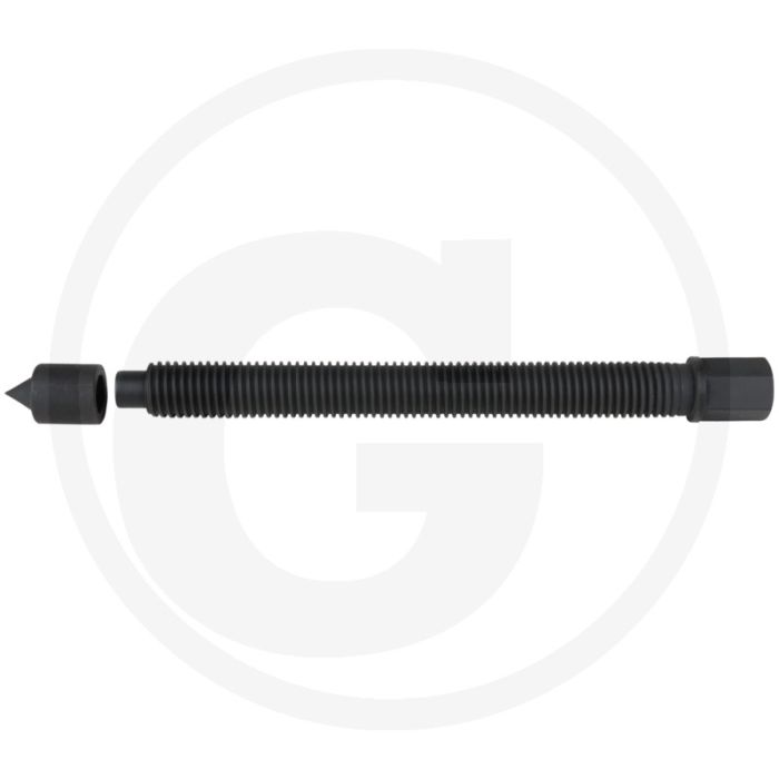 KS Tools Trapez-Gewindespindel Tr.30 mit Druckspitze, 375 m - Gewicht 1500 g