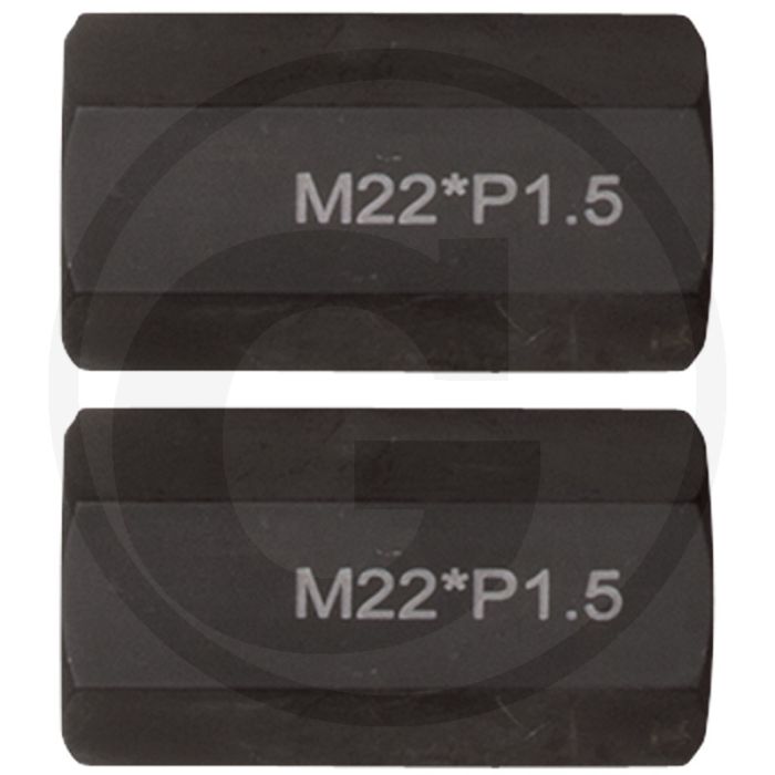 KS Tools Gewindeadapter-Satz M22x1,5x65mm, 2-tlg. - Lengte: 180mm KS Tools Gewindeadapter-Satz M22x1,5x65mm, 2-tlg. - Lengte: 180mm