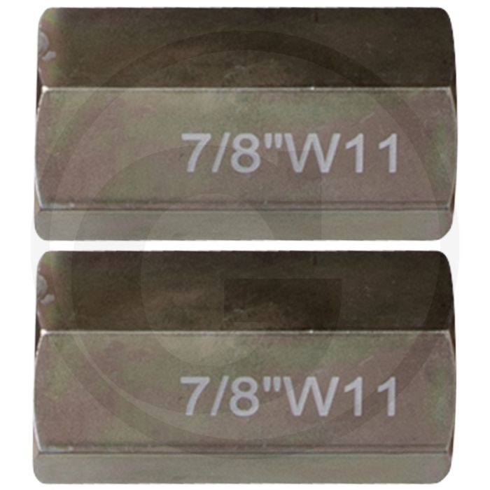 KS Tools Gewindeadapter-Satz 7/8x11G, 2-tlg. - Breedte: 120mm KS Tools Gewindeadapter-Satz 7/8x11G, 2-tlg. - Breedte: 120mm