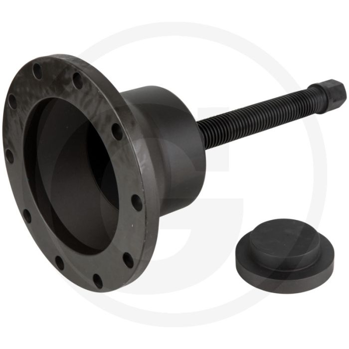 KS Tools Scania Radnaben-Abzieher, 3-tlg. - Robuuste Ausführung, Trapez-Gewindespindel, Antrieb 30 mm