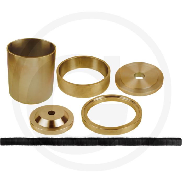 KS Tools Buchsen-Satz für SAF, 6-tlg. - 500mm Zugstangen, 32t Hydraulikzylinder