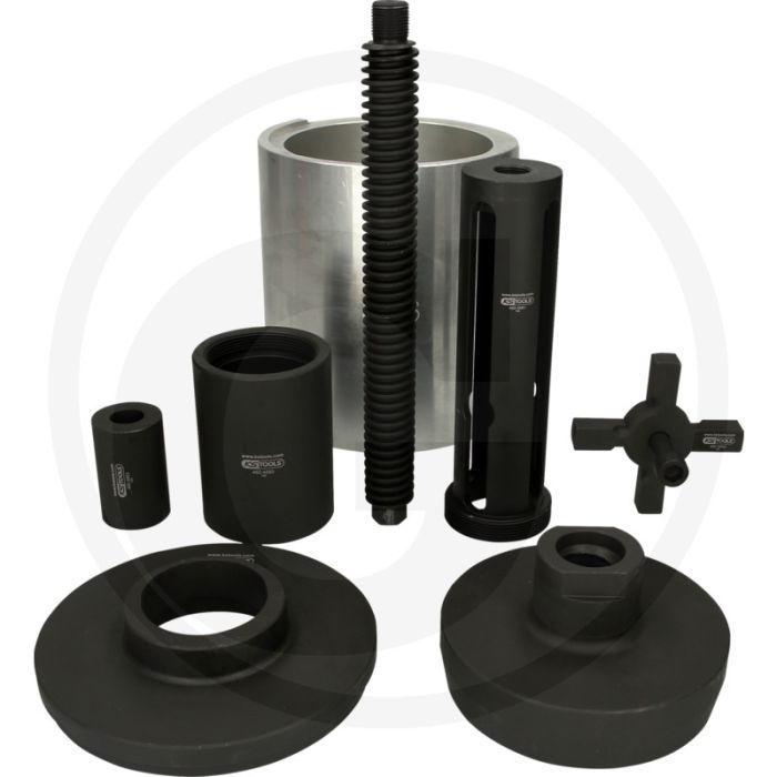 KS Tools HD-Buchsen-Werkzeug-Satz für SAF, 9-tlg. - ideal für SAF-Achsen - 603x190x190mm KS Tools HD-Buchsen-Werkzeug-Satz für SAF, 9-tlg. - ideal für SAF-Achsen - 603x190x190mm