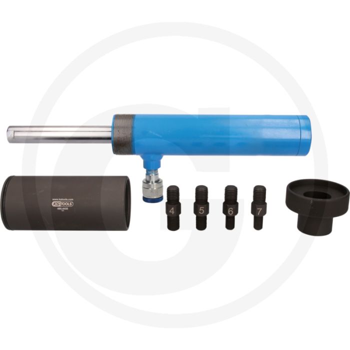 KS Tools Hydraulischer-Abzieher Satz für Bremsankerbolzen, 6 t Hydraulikzylinder