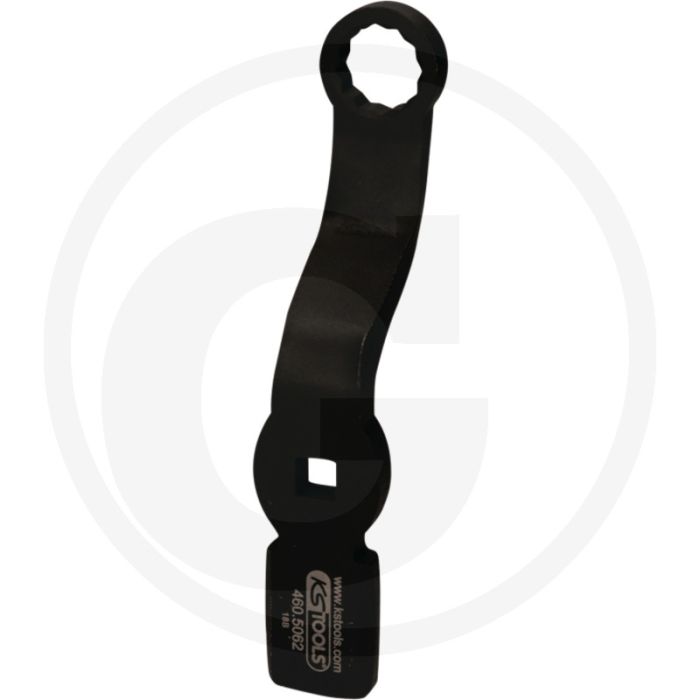 KS Tools 1/2" Schlag-Zwölfkant-Schlüssel mit 2 Schlagfläche - 12-kant, ideal für Bremszylinderverschraubungen KS Tools 1/2" Schlag-Zwölfkant-Schlüssel mit 2 Schlagfläche - 12-kant, ideal für Bremszylinderverschraubungen