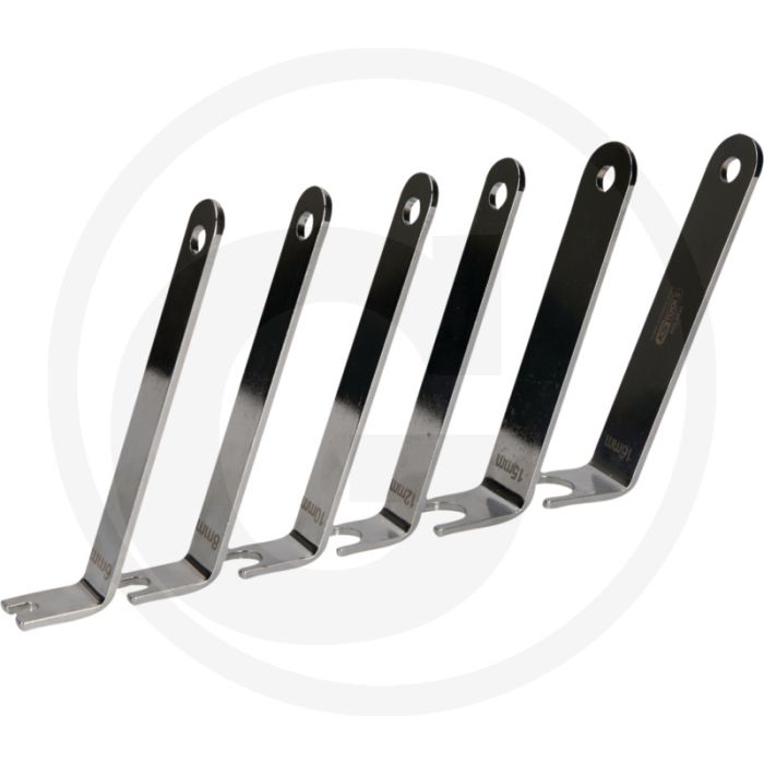 KS Tools Druckluft-Schnellverbinder-Lösewerkzeug-Satz,6-tlg. - Universal einsetzbar bei Druckluftleitungen bis 16 mm