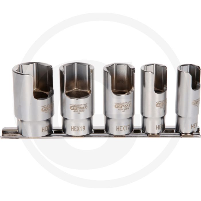 KS Tools 3/8" Spezial-Winkel-Rohrverbinder-Stecknuss-Satz, voor Winkelanschlüsse, 75x30x175 mm KS Tools 3/8" Spezial-Winkel-Rohrverbinder-Stecknuss-Satz, voor Winkelanschlüsse, 75x30x175 mm