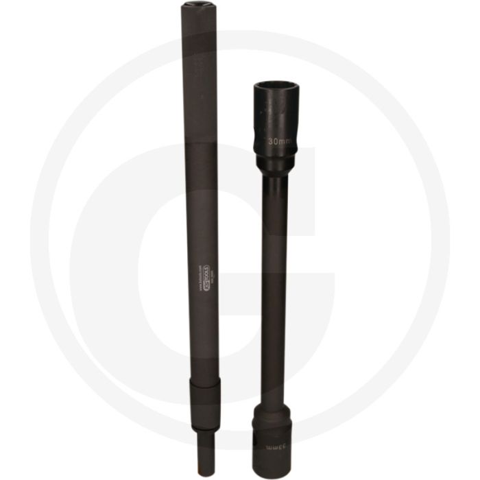 KS Tools Fahrerhaus-Schlüssel-Satz für Mercedes, 2-tlg. 30/33mm, Teleskop-Betätigungshebel