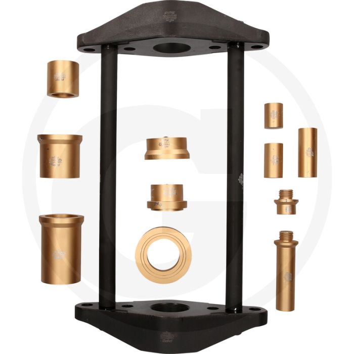 KS Tools Universal-Satz zum Auswechseln von Achsschenkelbol. Voor 45 t Hydraulikzylinder.