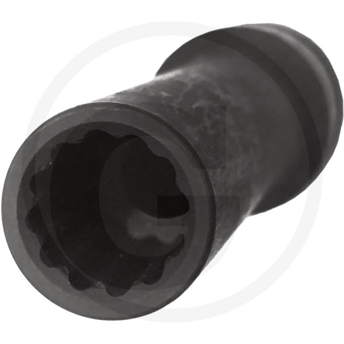 KS Tools 1/2" Einspritzpumpen-Stecknuss für Mercedes, 10 mm - 12-kant, ideal für Montage/Demontage, Spezial-Werkzeugstahl