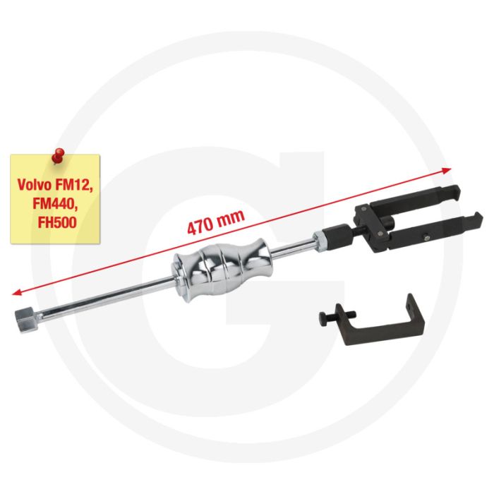 KS Tools Volvo Injektoren-Auszieher mit 0,9 kg Schlaggewich - Robuste Ausführung, für Volvo FM12, FM440, FH500. KS Tools Volvo Injektoren-Auszieher mit 0,9 kg Schlaggewich - Robuste Ausführung, für Volvo FM12, FM440, FH500.