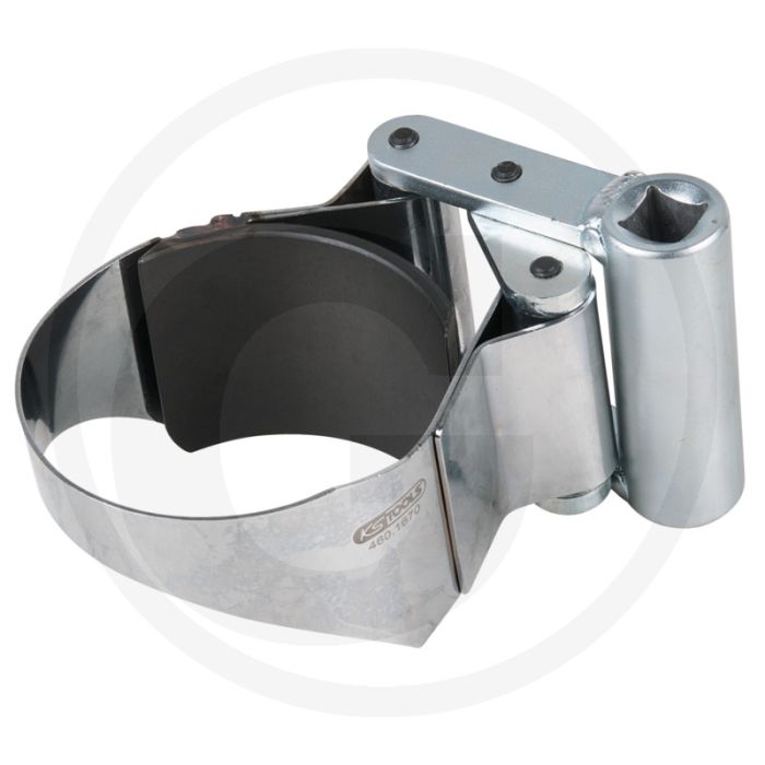 KS Tools 1/2" Filter-Stahlband-Schlüssel, Ø 70-80 mm - Stabiles Stahlband, extra hohes Design
