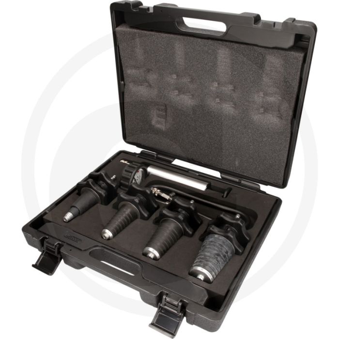 KS Tools Kühlsystem-Expander-Konus-Diagnose-Satz, 5-tlg. | Druckprüfung & Leckagen-Diagnose | 365x110x460 mm
