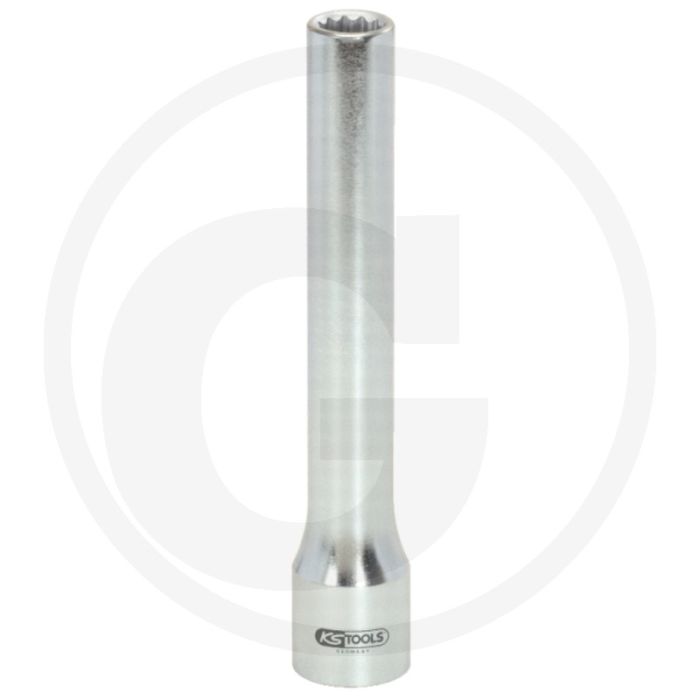 KS Tools 1/2" Spezial-12-kant-Stecknuss, lang, 10 mm - Extra slanke Bauform, voor Mercedes, Mitsubishi, Toyota - 120 mm