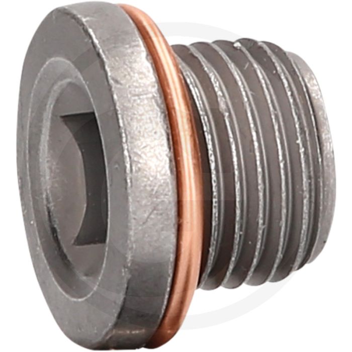 KS Tools Ölablassschraube M16 x 1,5 x 15,5 mm für Renault - Innenvierkant, Dichtring • Breedte: 100mm KS Tools Ölablassschraube M16 x 1,5 x 15,5 mm für Renault - Innenvierkant, Dichtring • Breedte: 100mm