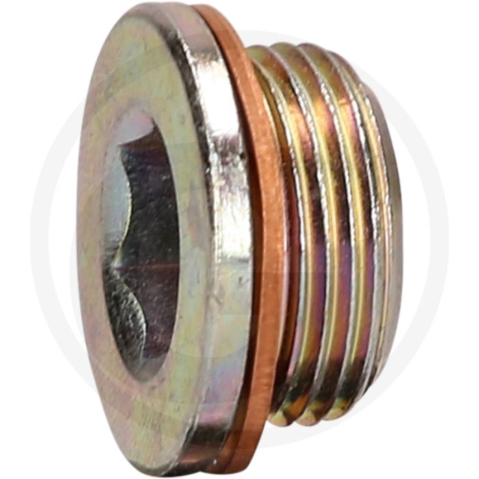KS Tools Ölablassschraube M22 x 1,5 x 13 mm für Iveco - Innensechskant, Dichtring. KS Tools Ölablassschraube M22 x 1,5 x 13 mm für Iveco - Innensechskant, Dichtring.