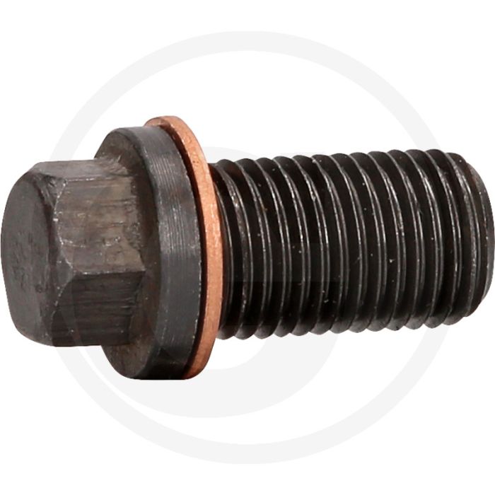 KS Tools Ölablassschraube M14 x 1,5 x 35 mm für Mercedes - Außensechskant, Dichtring, 100x30x100 mm