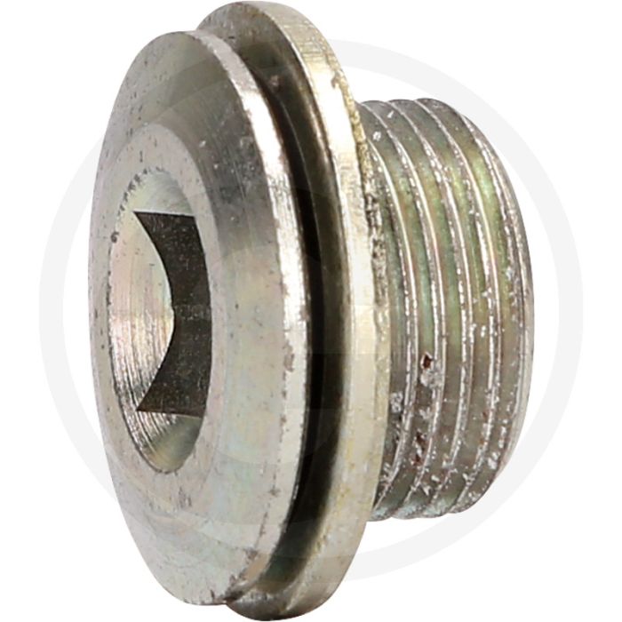 KS Tools Ölablassschraube M22 x 1,5 x 17 mm für DAF - Innenvierkant, Dichtring • Breedte: 100mm KS Tools Ölablassschraube M22 x 1,5 x 17 mm für DAF - Innenvierkant, Dichtring • Breedte: 100mm