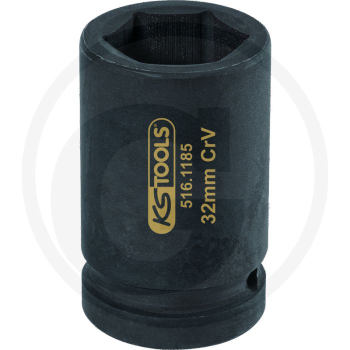 KS Tools 1" Dopsleutel, zeskant, SW32 - 32mm.