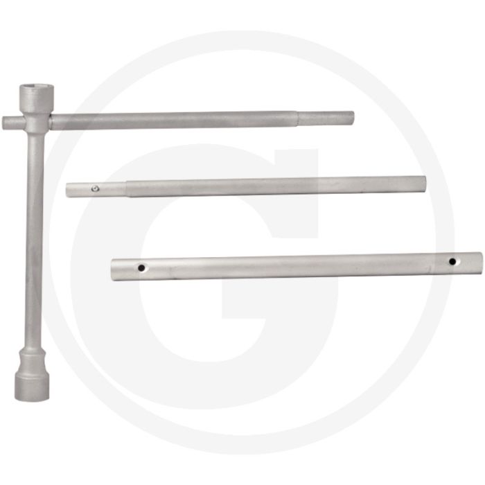 KS Tools Verlengbare wielmoersleutels (lichte) bedrijfswagens, 4-delig, 32x33 mm - Belastbaarheid: 1000 Nm