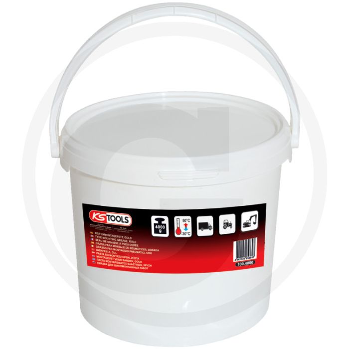 KS Tools Reifenmontagefett 4 kg, gold - Ideal für Groß- und Schwerlastreifen (NFZ) KS Tools Reifenmontagefett 4 kg, gold - Ideal für Groß- und Schwerlastreifen (NFZ)
